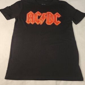 AC/DC Black Tshirt With Graphics Size XL